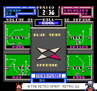 Game screenshot of Cyberball