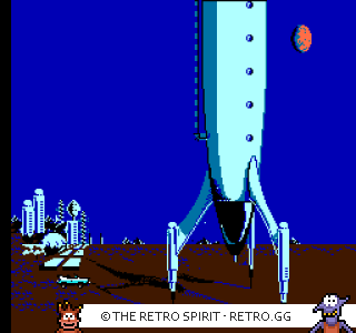 Game screenshot of Dash Galaxy in the Alien Asylum