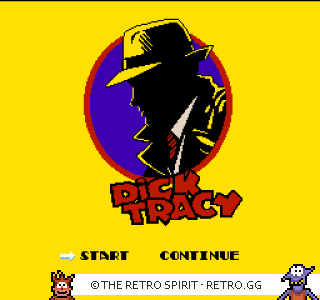 Game screenshot of Dick Tracy