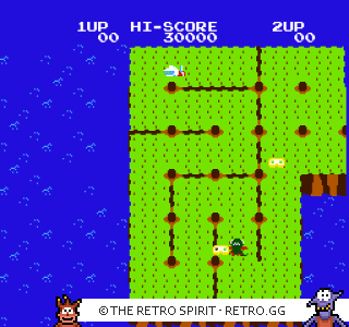 Game screenshot of Dig Dug II