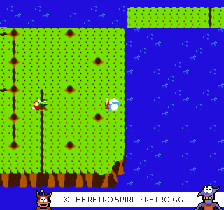 Game screenshot of Dig Dug II