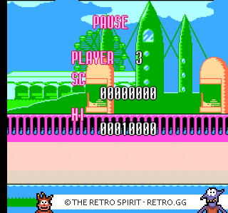 Game screenshot of Doki! Doki! Yuuenchi: Crazyland Daisakusen