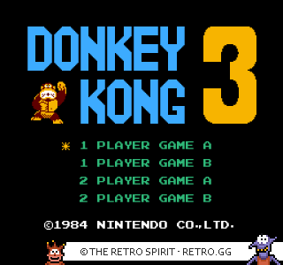Game screenshot of Donkey Kong 3