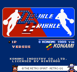 Game screenshot of Double Dribble