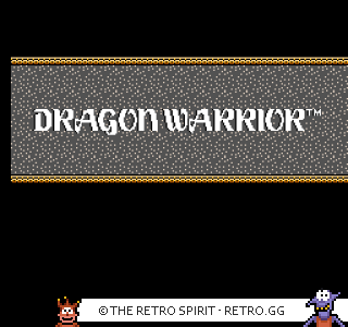 Game screenshot of Dragon Warrior