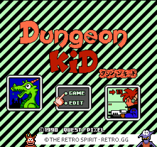 Game screenshot of Dungeon Kid