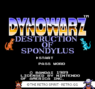 Game screenshot of Dynowarz: The Destruction of Spondylus