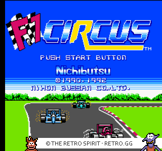 Game screenshot of F1 Circus