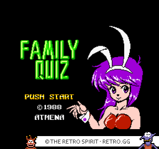 Game screenshot of Family Quiz: 4-nin wa Rival