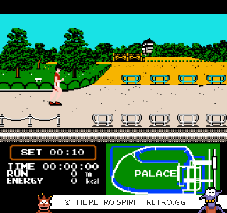 Game screenshot of Family Trainer 4: Jogging Race