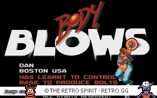 Game screenshot of Body Blows