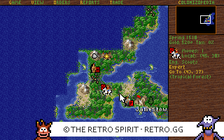 Game screenshot of Colonization