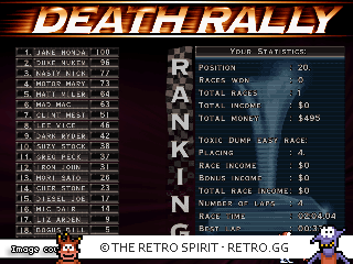 Game screenshot of Death Rally