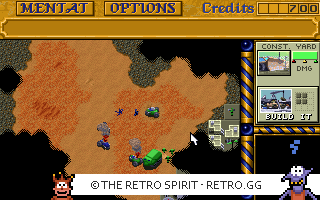 Game screenshot of Dune II: The Building of a Dynasty