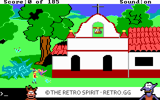 Game screenshot of King's Quest II: Romancing the Throne