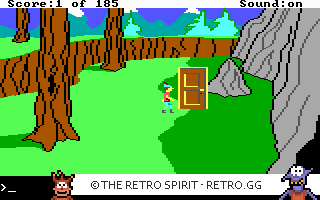 Game screenshot of King's Quest II: Romancing the Throne