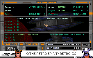Game screenshot of Master of Orion