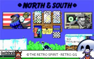 Game screenshot of North & South
