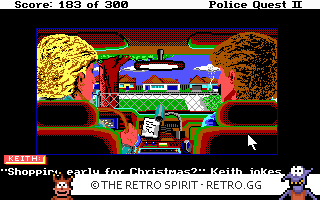 Game screenshot of Police Quest 2: The Vengeance