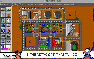 Game screenshot of SimCity