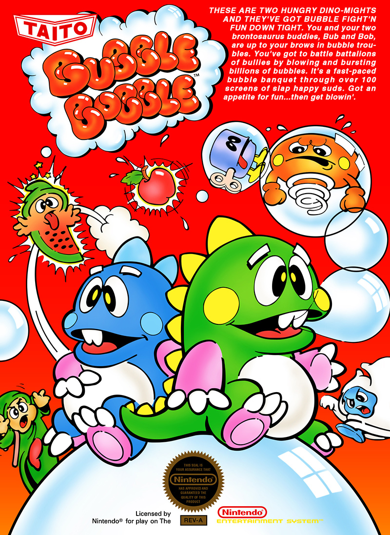 Game cover for Bubble Bobble