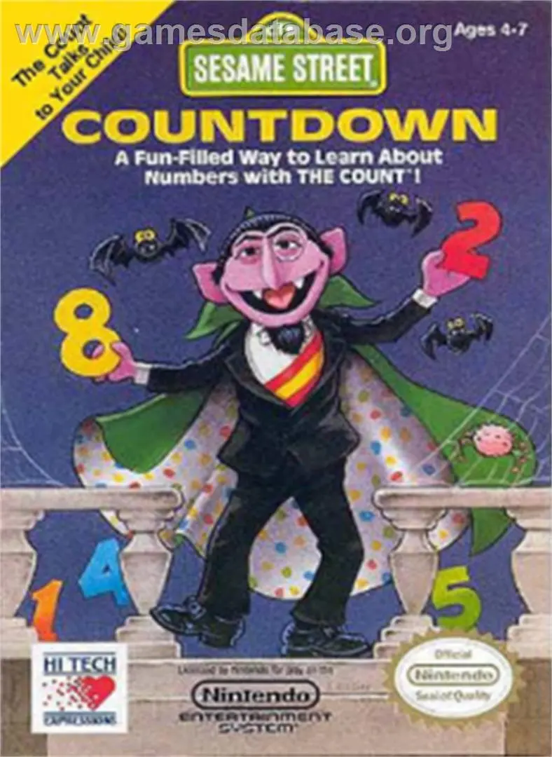 Game cover for Sesame Street Countdown