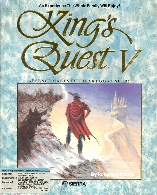 Game cover for King's Quest V: Absences Makes the Heart Go Yonder!