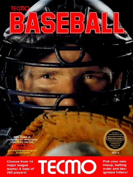Game cover for Tecmo Baseball