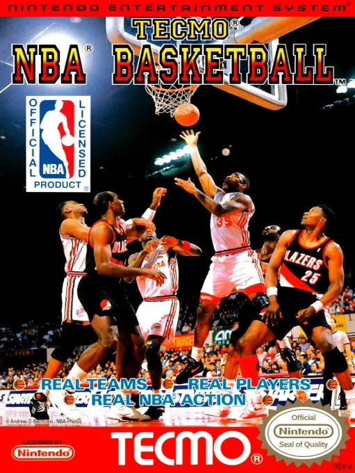 Game cover for Tecmo NBA Basketball