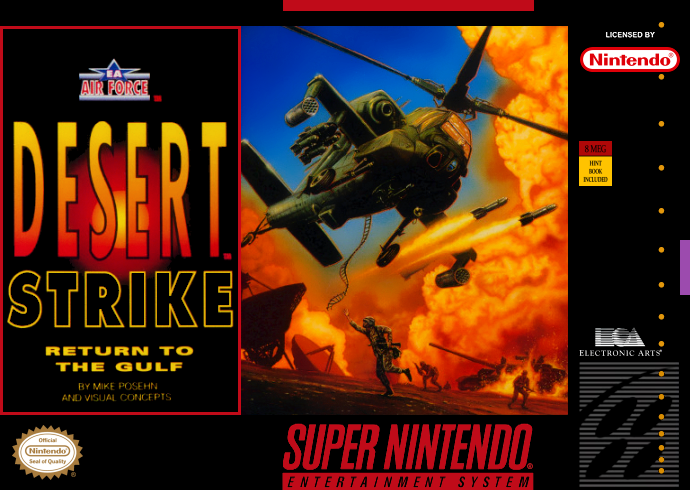 Game cover for Desert Strike: Return to the Gulf