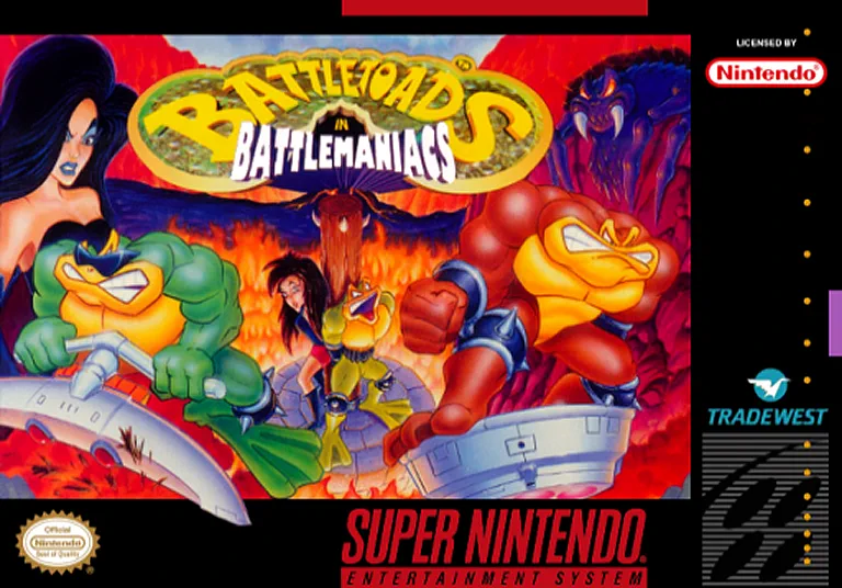 Game cover for Battletoads in Battlemaniacs