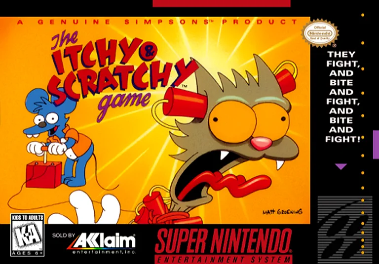 Game cover for The Itchy & Scratchy Game