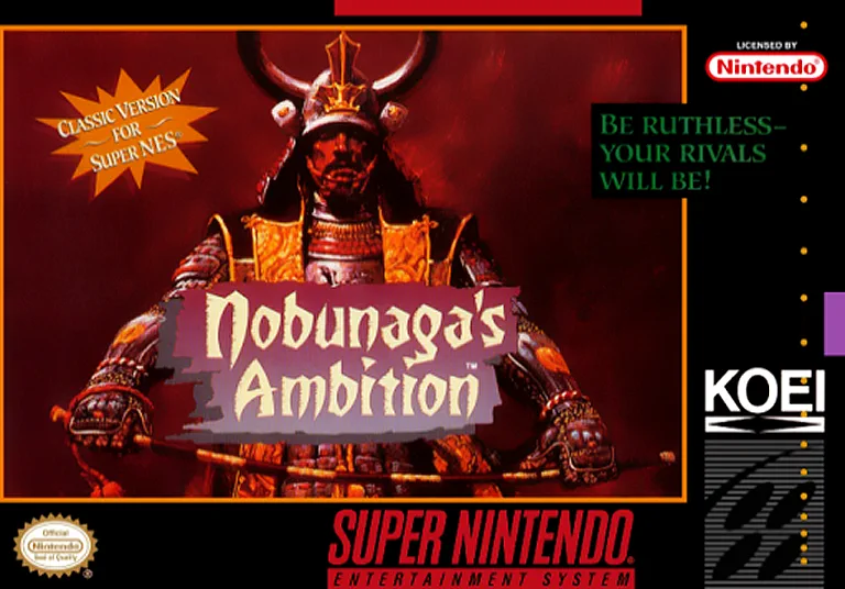 Game cover for Nobunaga's Ambition