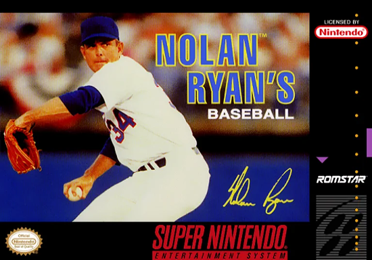Game cover for Nolan Ryan's Baseball