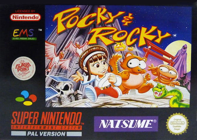 Game cover for Pocky & Rocky