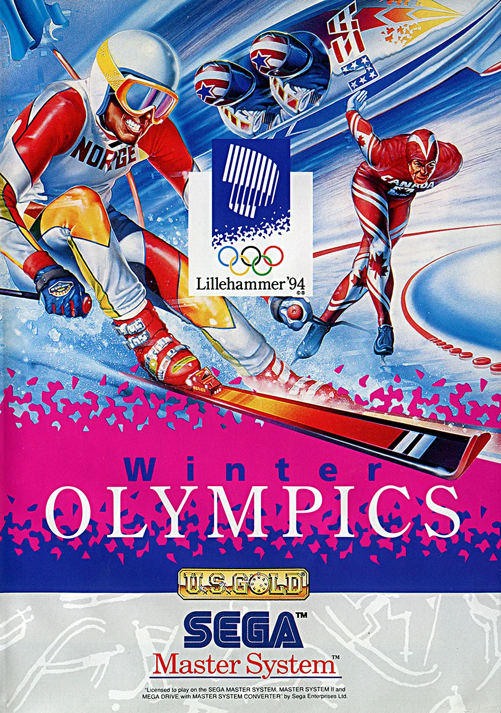 Game cover for Winter Olympics: Lillehammer 94