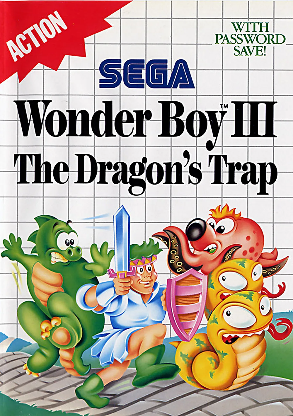Game cover for Wonder Boy III: The Dragon's Trap