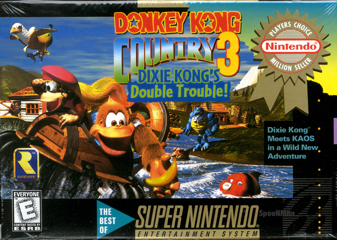 Game cover for Donkey Kong Country 3: Dixie Kong's Double Trouble!