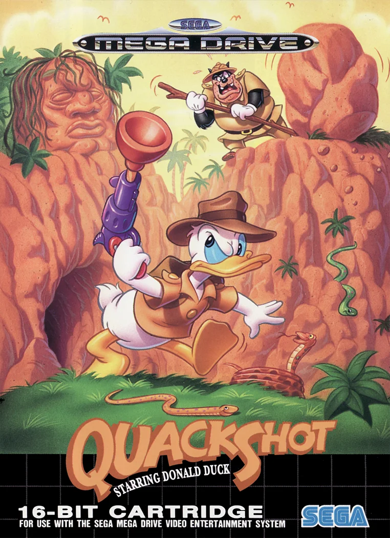 Game cover for QuackShot starring Donald Duck