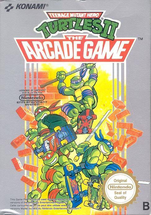 Game cover for Teenage Mutant Ninja Turtles II