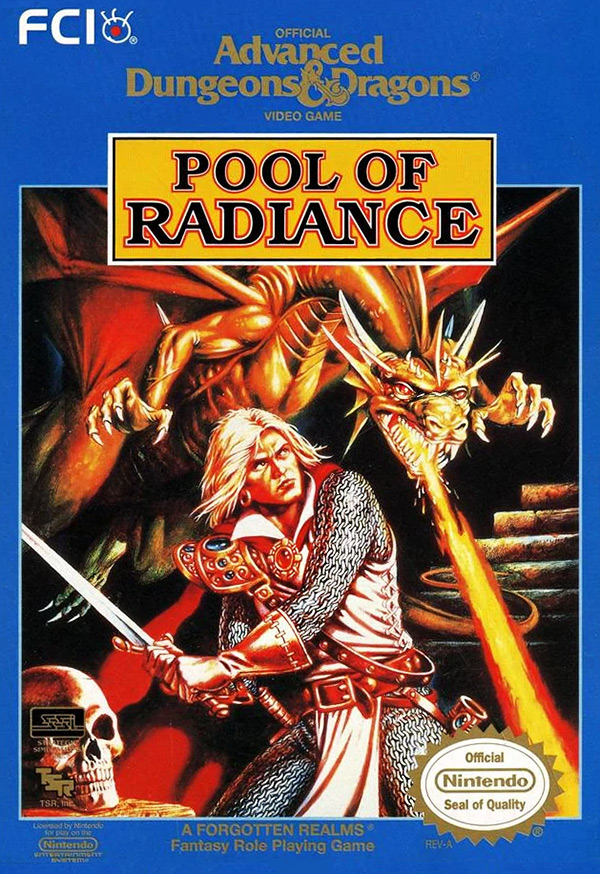 Game cover for Advanced Dungeons & Dragons - Pool of Radiance