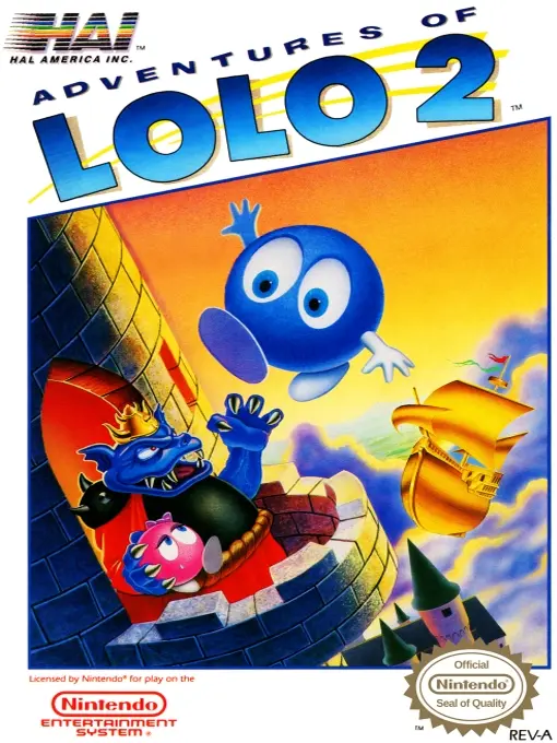 Game cover for Adventures of Lolo 2